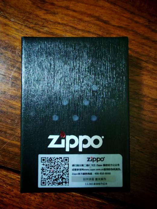 订购 18年新款美国原产Zippo打火机法蒂玛之手黑哑漆贴章29634 商品图6