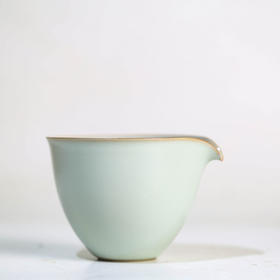 源具造器天青汝瓷公道杯
