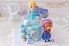 1027CAKE | 翻糖蝴蝶结 蓝色系 冰雪奇缘主题 爱莎蛋糕 商品缩略图0