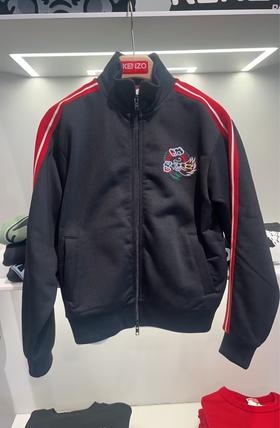 【特价商品不退不换】KENZO 拉链连帽卫衣女  FE52SW1204MZ-99J BLACK.