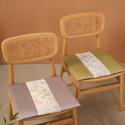 金枝玉叶系列椅垫餐椅垫坐垫加厚座垫轻奢高级感家用四季新中式防滑 商品图3