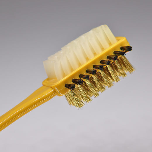 注意处理品特价发货注意慎拍三面黄柄绒皮刷麂皮刷反绒皮刷鞋刷te 商品图1