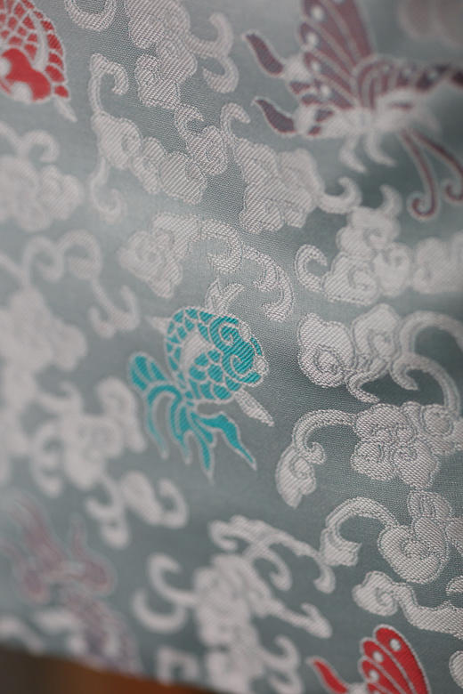 下架|盛唐牡丹|儿童系列|Kids 蝶鲤知趣对襟马甲 商品图8