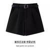 奢姿2024年冬季新款大码女装通勤西装短裤胖妹妹高腰阔腿休闲裤9944555994 商品缩略图4