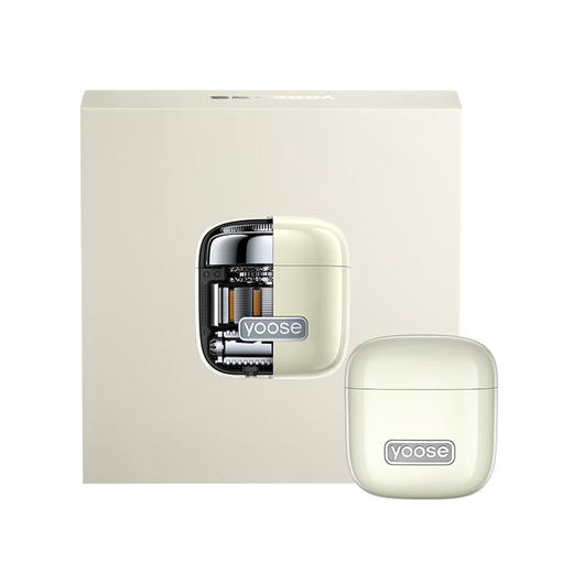 有色（yoose）电动剃须刀便携款鼻毛修剪器刮胡刀二合一 生日礼物情人节送男友老公胡须刀礼盒 D1-T 商品图2