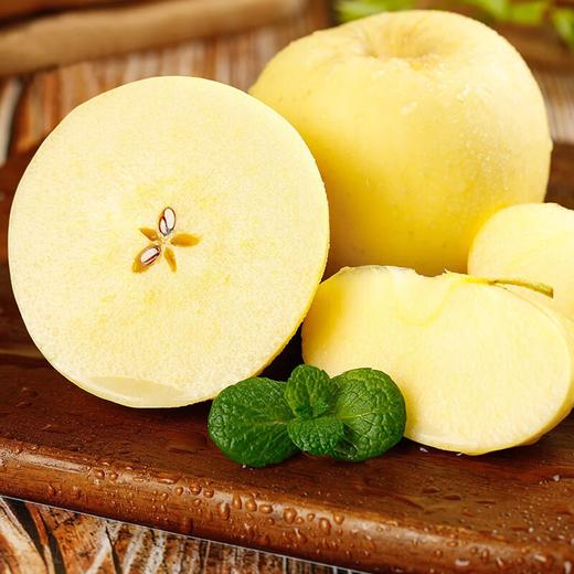 【维纳斯黄金苹果】12枚75mm中果纯甜无酸 新鲜陕西洛川苹果新品种黄金维纳斯苹果 5斤左右 商品图6