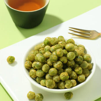 味滋源 蒜香青豆500g 坚果炒货 每日坚果零食小吃青豌豆1斤装 新货 商品图1