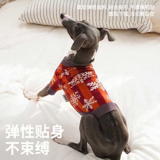 zeze雪花热可可宠物针织衫-B 商品图1