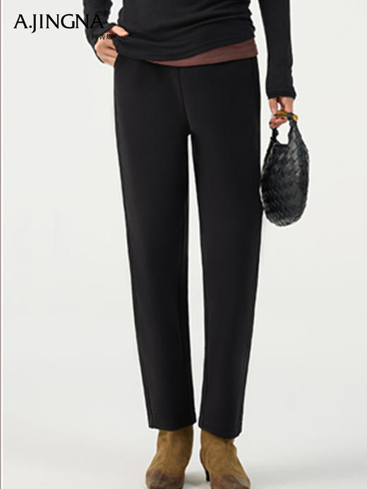 【时尚百搭】阿菁娜冬季新款两色可选科技防风轻暖羽绒热裤F29D210019 商品图3