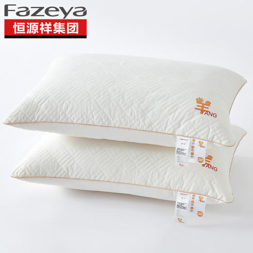 Fazeya彩羊A类全棉抑菌水洗枕（单个）【分仓直发，72小时发货，周末节假日不发货】 商品图2