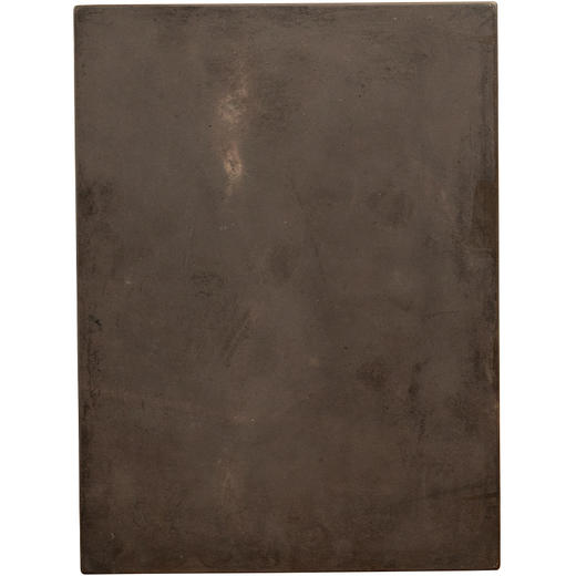 清 “瞿鸿機”铭云纹老坑平板端砚（红木砚盒） 商品图5