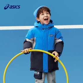 【商场同款】Asics/亚瑟士童装宝宝三防派克羽绒服2024年冬季新款