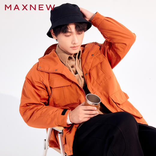 【棉羽】多口袋连帽棉服1N4113602 商品图3