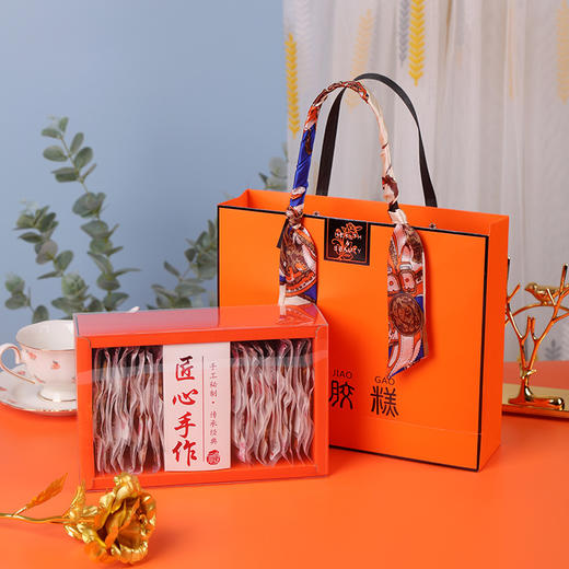 【东阿原产阿胶糕礼盒装】糯米纸阿胶糕 现熬手工即食阿胶糕礼盒 送礼必备 商品图0