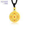 黄金吊坠古法金中国风足金挂坠女士礼物【按克计价黄金1】MEMORA诗普琳GPE05801（线上专供） 商品缩略图6