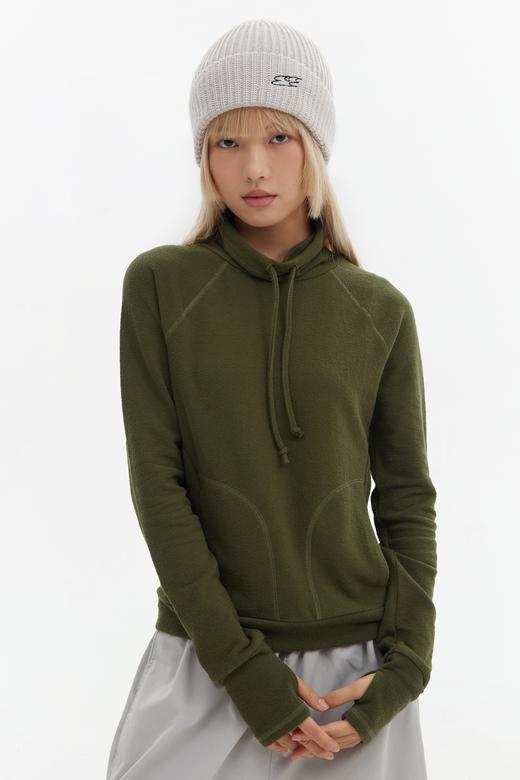 CryingCenter 高领紧身毛巾料长袖卫衣 哭喊中心 商品图2