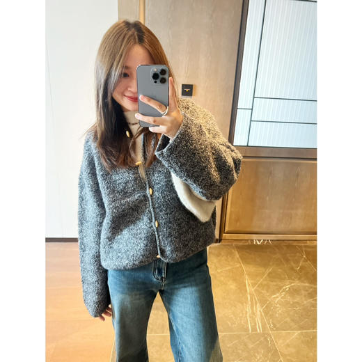 2411513   澳毛开衫 特殊材质，超美 商品图1