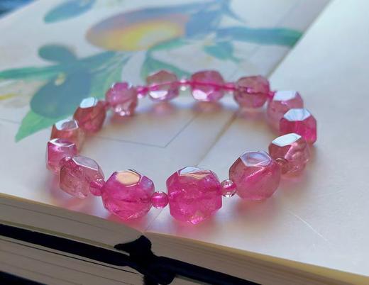 8mm-9mm单圈糖块碧玺手串 商品图1