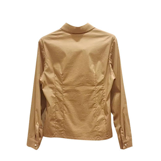 VIVIAN LIU薇薇安刘R2413002梅春女装新款时尚小翻领正肩长袖衬衫 商品图1