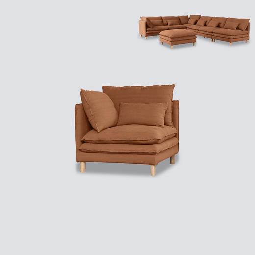 NS家居 ns furniture软包布艺组合沙发NSSF-5508 KD 商品图11