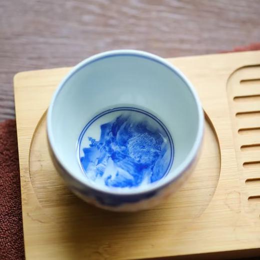 詺兮清窑云窟万象山水罗汉杯 商品图3