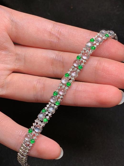 蛋面翡翠手链 商品图1