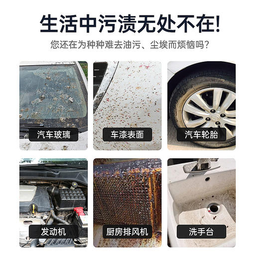车仆清洗剂车居两用快速分解污渍深层清洁漆面清洗剂 商品图1