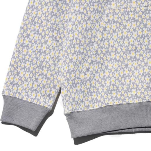 WY107K新款小雏菊绒面设计感卫衣男女秋冬休闲宽松时尚长袖百搭上衣 商品图2