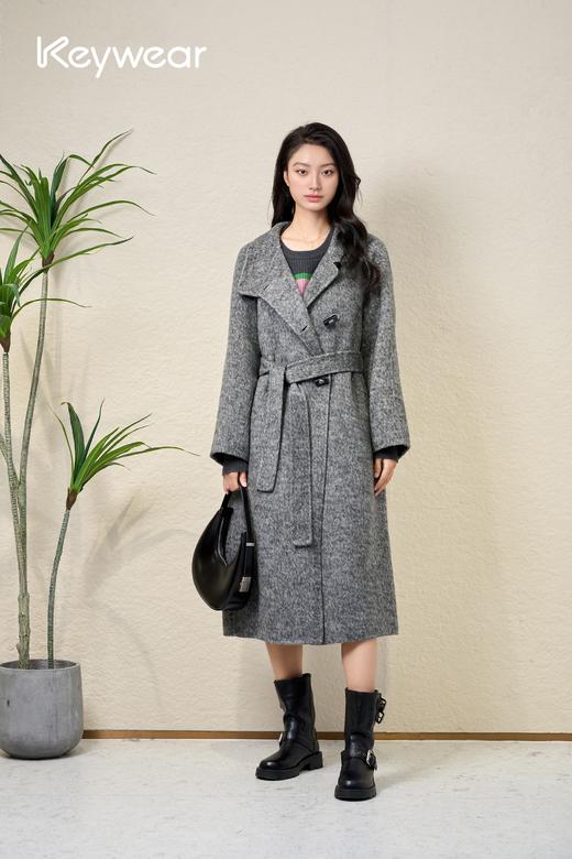 奇威翻倍系腰带大衣0AF04313 商品图0