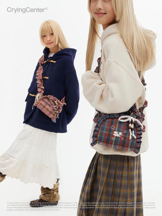 CryingCenter  格纹手工花边波士顿 哭喊中心 商品图5