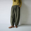 绽放815朵/暖茶气球裤100%天然棉斜纹棉感磨毛宽松保暖休闲长裤 商品缩略图1