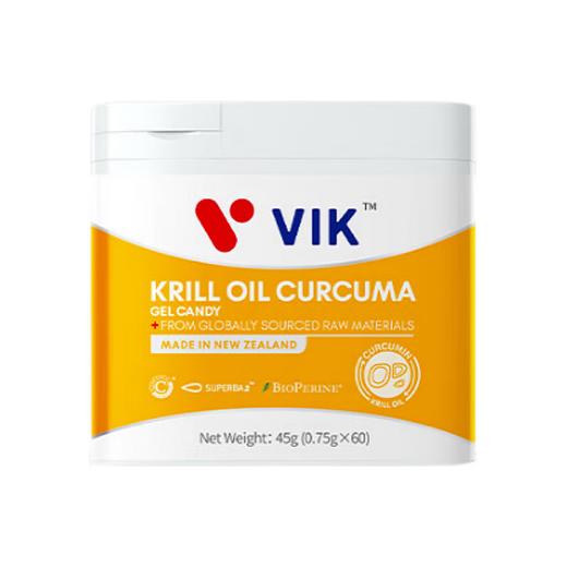 【礼想心动】VIK 磷虾油姜黄凝胶糖果 60粒/盒 商品图0