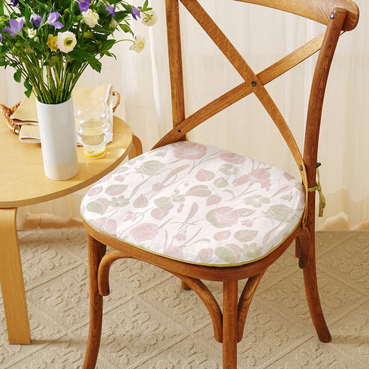 金枝玉叶马蹄型椅垫餐椅垫坐垫加厚座垫轻奢高级感家用四季新中式防滑 商品图2
