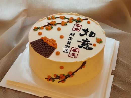 『所念皆如愿』手绘蛋糕 商品图0