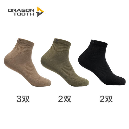 夏季短袜男士运动吸汗防臭黑色透气成人袜休闲四季夏季薄款 商品图1