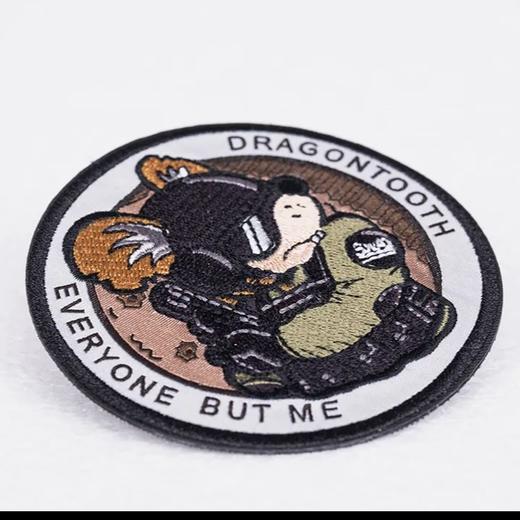 十二生肖战术臂章（鼠）魔术贴章中国元素图案刺绣战术装备 商品图3