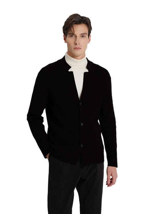 callisto高智系列黑色绵羊毛针织衫 商品图2