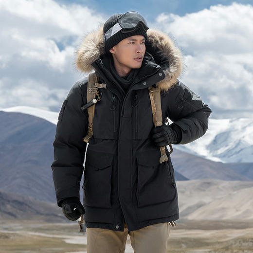 【龙牙上新】三代大战熊战术PARKA羽绒服男冬季户外保暖鹅绒服外套 商品图2