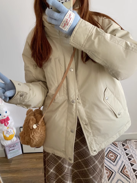 新衣试穿🍧/秋冬韩系保暖棉服羽绒服～🧸