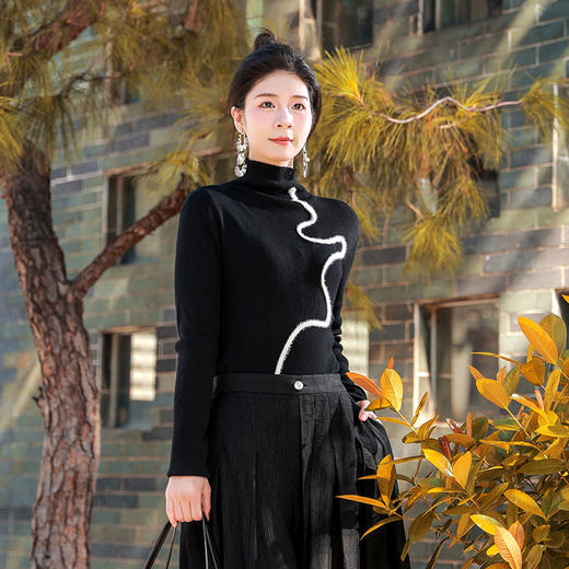 【秋冬保暖上衣】灵珑游弋毛织打底衫 | 现货加急发 商品图5