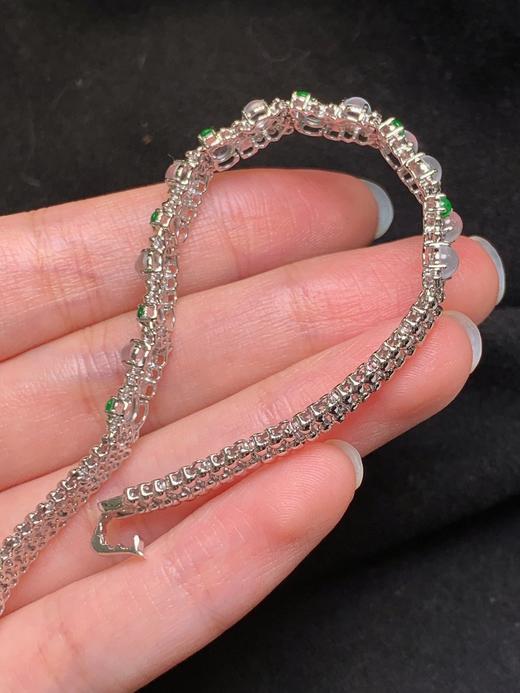 蛋面翡翠手链 商品图3