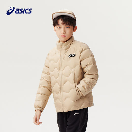 【商场同款】Asics/亚瑟士童装三防短款羽绒服保暖2024年冬季新款 商品图0