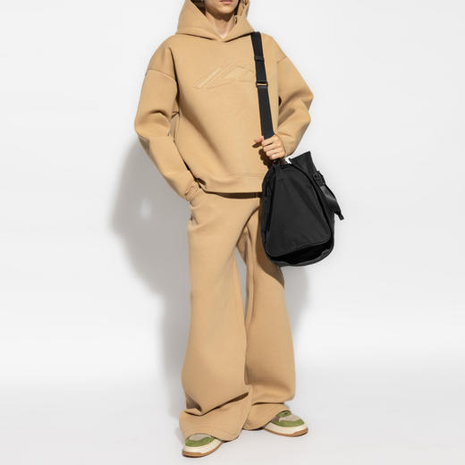 DSQUARED2 男士徽标压花棉质连帽卫衣 卡其色 S79GU0135 D25011 113 商品图3