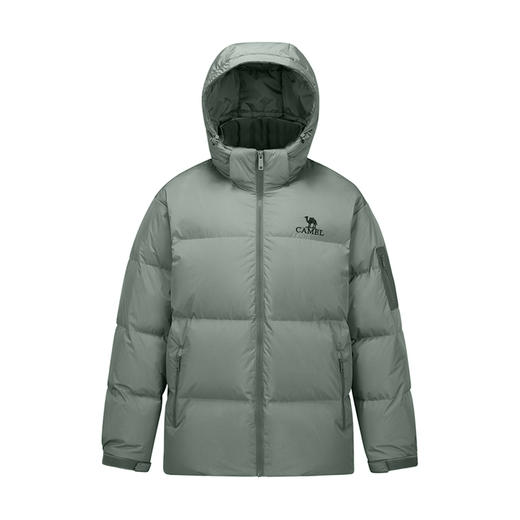 骆驼男装羽绒服男冬季2025新款加厚短款连帽面包服防水防寒外套 M14CR07689 商品图4