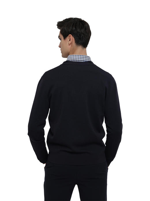 callisto藏青绵羊毛毛衣 商品图4