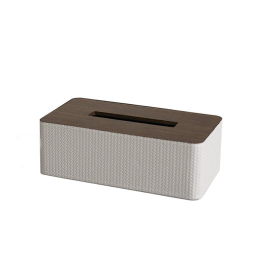 【3款可选】娜家新中式简约皮质胡桃木收纳盒 商品图4