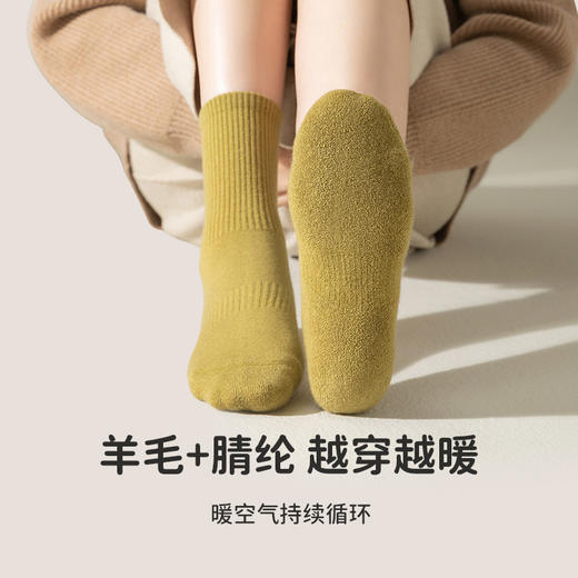 副歌羊毛抑菌女袜3双装1424（2月5号后发货） 商品图2