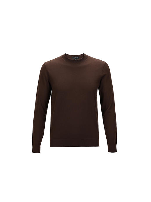 callisto咖啡色绵羊毛毛衣 商品图0