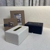 【4色可选】娜家皮革金属扣编织纸巾盒 商品缩略图3