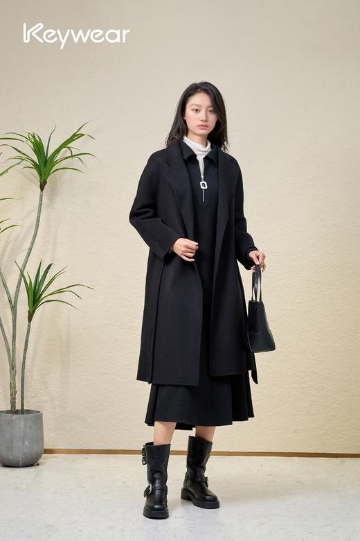 奇威100%纯羊毛混纺大衣 0AF04452 商品图2